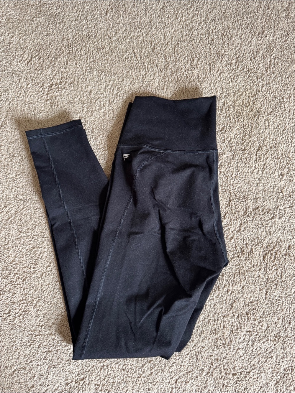 Black High-Waist Active Leggings